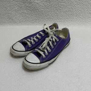 Converse All Star Chuck Taylor Low Top‎ Purple Canvas Sneakers Women US 8 EUR 39
